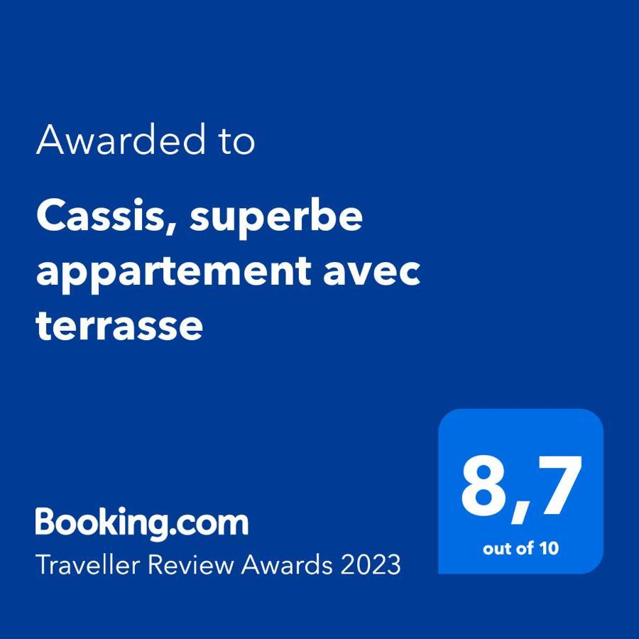 Cassis, Superbe Appartement Avec Terrasse Exteriör bild